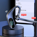 Bluetooth-Headset Wireless KJ12, Freisprech-Headset mit Mikrofon, 180° drehbar, LED-Display, lange Akkulaufzeit, schnelle Verbindung, Reichweite 10 m, Schwarz