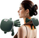 4D-Nackenmassagegerät mit Massage wie echte Hände, Wärmefunktion, USB, 3 Massagestufen, 2 Wärmestufen, für Nacken und Schultern