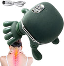 4D-Nackenmassagegerät mit Massage wie echte Hände, Wärmefunktion, USB, 3 Massagestufen, 2 Wärmestufen, für Nacken und Schultern