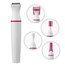 Paket Professionelle elektrische Glättbürste für die Haare - 2 in 1 + Gesichtsepilierer 3-in-1 zur Entfernung unerwünschter Haare