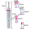 Paket Professionelle elektrische Glättbürste für die Haare - 2 in 1 + Gesichtsepilierer 3-in-1 zur Entfernung unerwünschter Haare