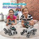 Intelligenter Roboterhund Stunt Dog, 8WD mit Omnidirektionalen Mecanum-Rädern, Steuerung per Fernbedienung und Gesten, 360°-Drehung, LED-Lichter und Soundeffekte