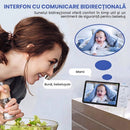 Video-Babyphone mit PTZ-Kamera, Nachtsicht, Gegensprechfunktion, VOX und Temperaturalarm