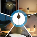 LED-Lampe mit Bewegungsmelder, per USB-C aufladbar, Warmweiß 2700-3000K, magnetisch, kabellos – Intelligente Beleuchtung für jeden Raum