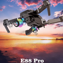 Drohne E88PRO 4K Ultra HD mit Dual-Kamera, FPV in Echtzeit, Altitude Hold, Gestensteuerung und faltbarem Design