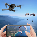 Drohne E88PRO 4K Ultra HD mit Dual-Kamera, FPV in Echtzeit, Altitude Hold, Gestensteuerung und faltbarem Design