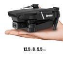 Drohne E88PRO 4K Ultra HD mit Dual-Kamera, FPV in Echtzeit, Altitude Hold, Gestensteuerung und faltbarem Design