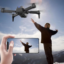 Drohne E88PRO 4K Ultra HD mit Dual-Kamera, FPV in Echtzeit, Altitude Hold, Gestensteuerung und faltbarem Design
