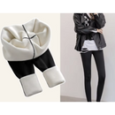 Paket 1+1 Gefütterte Damen-Leggings mit Thermofutter - Hoher Bund, Atmungsaktives Premium-Material für den Winter
