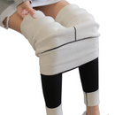 Paket 1+1 Gefütterte Damen-Leggings mit Thermofutter - Hoher Bund, Atmungsaktives Premium-Material für den Winter