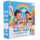 Set mit 2 Video-Walkie-Talkies für Kinder mit Kamera und Farbdisplay, Audio-Video-Kommunikation, Rosa und Blau, Interaktives Spielzeug für Kinder