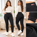 Gestreifte wattierte Hose, lockerer und bequemer Schnitt, große Größen 2XL-5XL