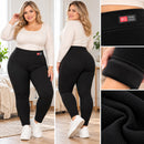 Gestreifte wattierte Hose, lockerer und bequemer Schnitt, große Größen 2XL-5XL