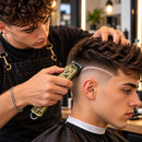 Professioneller Haar- und Konturentrimmer T-Blade, Kabellos, Wiederaufladbar über USB-C, LED-Display, 4 Aufsteckkämme, Laufzeit 120 Min