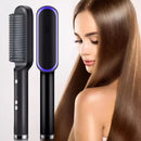 Professionelle elektrische Glättbürste für das Haar - 2 in 1 Glätten und Locken