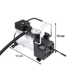 Universal-Autokompressor mit Manometer für SUV, LKW, Kleinbus - Tragbare Luftpumpe