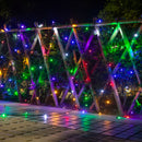 LED-Weihnachtslichterkette 100 m – 500 LEDs, mehrfarbig, für innen/außen