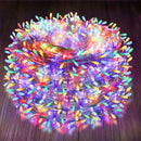 LED-Weihnachtslichterkette 100 m – 500 LEDs, mehrfarbig, für innen/außen
