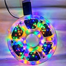 LED-Weihnachtslichterkette 100 m – 500 LEDs, mehrfarbig, für innen/außen
