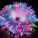 LED-Weihnachtslichterkette 100 m – 500 LEDs, mehrfarbig, für innen/außen