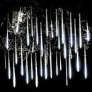 LED-Eisregen-Lichterkette mit Schneefall-Effekt – kaltweißes Licht für innen und außen