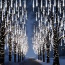 LED-Eisregen-Lichterkette mit Schneefall-Effekt – kaltweißes Licht für innen und außen