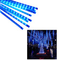 LED-Eisregen-Lichterkette mit Schneefall-Effekt – blaues Licht für Weihnachtsbaum und Weihnachtsdekoration