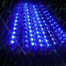 LED-Eisregen-Lichterkette mit Schneefall-Effekt – blaues Licht für Weihnachtsbaum und Weihnachtsdekoration