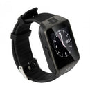 Multifunktionale Smartwatch mit Bluetooth und Kamera - Elegantes Design in Schwarz