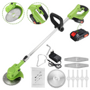 *AKTION* Elektrischer Freischneider (Motorsense) mit 2x Akku 48V, 4000 mAh, 18000 U/min