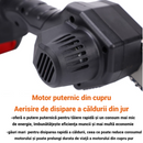Elektrische Akku-Mini-Kettensäge 4 Zoll - Komplettset mit 2 Akkus + 1 Ersatzkette