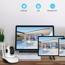 WLAN-Überwachungskamera kabellos 1080P mit Drehfunktion und Bewegungserkennung - Fernsteuerung per App