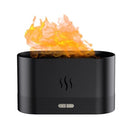 Luftbefeuchter mit Aromadiffusor und LED-Flammeneffekt - Elegantes Design für die Aromatherapie