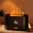Luftbefeuchter mit Aromadiffusor und LED-Flammeneffekt - Elegantes Design für die Aromatherapie