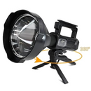 Wiederaufladbare LED-Taschenlampe mit Powerbank und Stativ - 4 Leuchtmodi