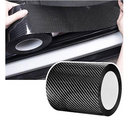3D-Carbon-Klebefolie für das Auto - Rolle 5 cm x 5 m, Premium Schwarz Matt