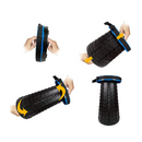 Tragbarer klappbarer Teleskophocker - Verstellbar 5-45cm für Camping, Angeln und Wandern