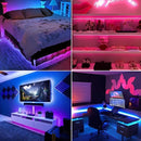 RGB-LED-Streifen 5 m mit Fernbedienung – 300 LEDs, wasserdicht IP65, für innen und außen