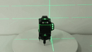 Laser-Nivelliergerät 4D mit 16 Linien, 4 Strahlen x 360 Grad, grüne Linien, Reichweite 25m, Genauigkeit ± 2mm/10m, Selbstnivellierung, rechter Winkel, Akkus 2 x 4000 mAh 4,2V, Fernbedienung