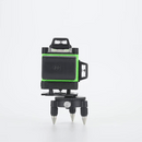 Laser-Nivelliergerät 4D mit 16 Linien, 4 Strahlen x 360 Grad, grüne Linien, Reichweite 25m, Genauigkeit ± 2mm/10m, Selbstnivellierung, rechter Winkel, Akkus 2 x 4000 mAh 4,2V, Fernbedienung