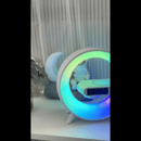 3-in-1 kabellose Ladestation mit RGB-Lampe und Bluetooth-Lautsprecher, App-Steuerung