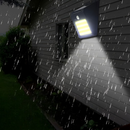LED-Solarleuchte mit Bewegungsmelder – Automatische Beleuchtung, schnelle Montage ohne Kabel, wetterbeständig