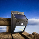 LED-Solarleuchte mit Bewegungsmelder – Automatische Beleuchtung, schnelle Montage ohne Kabel, wetterbeständig