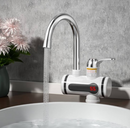 Elektrischer Durchlauferhitzer-Wasserhahn für Warmwasser, mit LCD-Anzeige