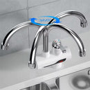 Elektrischer Durchlauferhitzer-Wasserhahn für Warmwasser, mit LCD-Anzeige