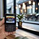 Mini-Slider-Handy i19 Pro 2,4-Zoll-Display, Dual SIM, Kamera, UKW-Radio, Bluetooth, Physische Tasten, Ohne SIM-Lock