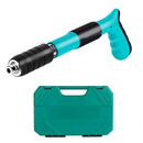 Professionelle pneumatische Nagelpistole - Komplettset mit 50 Nieten und Zubehör - Kaliber 7,3 cm