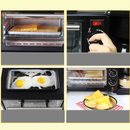 Elektrisches 3-in-1-Frühstücksgerät - Kaffeemaschine, Toaster und antihaftbeschichteter Grill