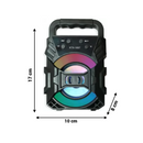 Tragbarer Bluetooth-Lautsprecher, kräftiger Sound, AUX, USB