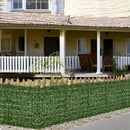 Künstliche Hecke mit realistischen Blättern, einfach zu montieren, für Außen- und Innendekoration, 1m x 3 m